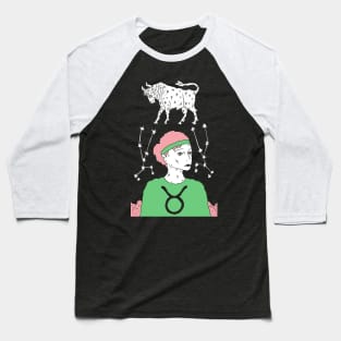 Taurus by Allie Hartley Baseball T-Shirt